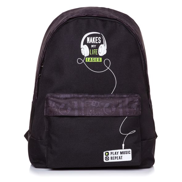 Рюкзак Hatber BASIC -Music- 30Х41Х13 СМ полиэстер 1 отделение 1 карман , 